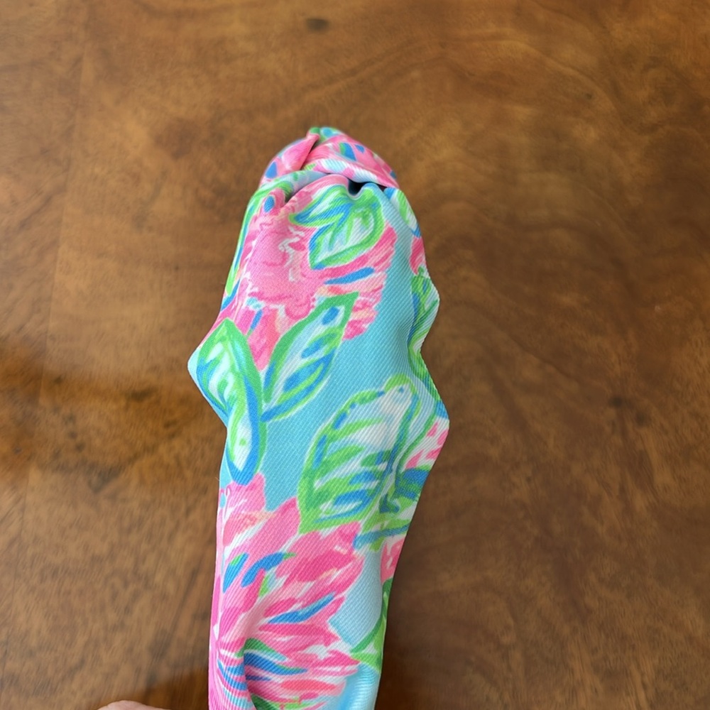 Lilly Pulitzer Multi Totally Blossom knotted headband - Picture 4 of 6